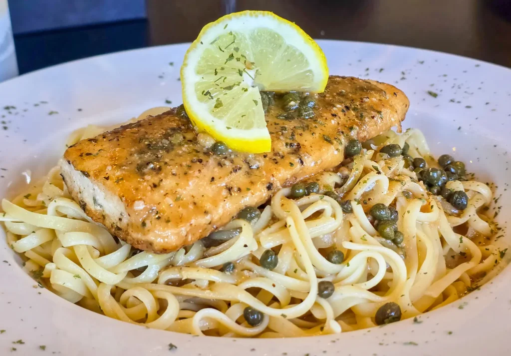 Mahi Piccata w Lemon and Capers